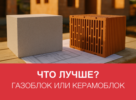 Газоблоки или керамоблоки: сравнение для строительства дома в Ленинградской области